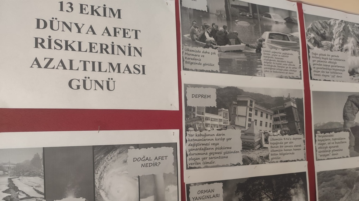 13 Ekim Dünya Afet Risklerinin Azaltılması Günü